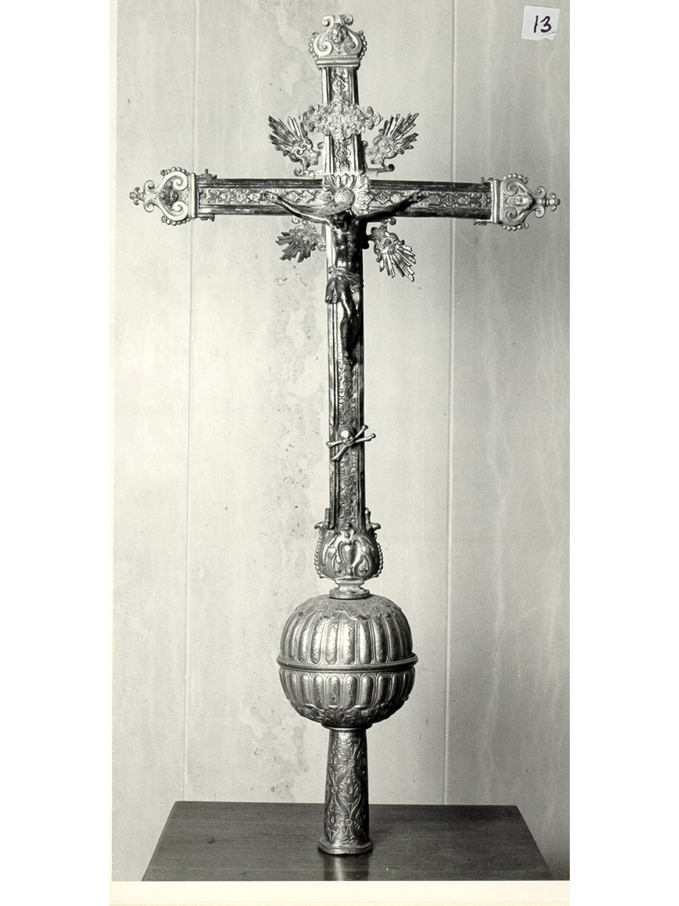 croce processionale - bottega napoletana (metà sec. XIX)