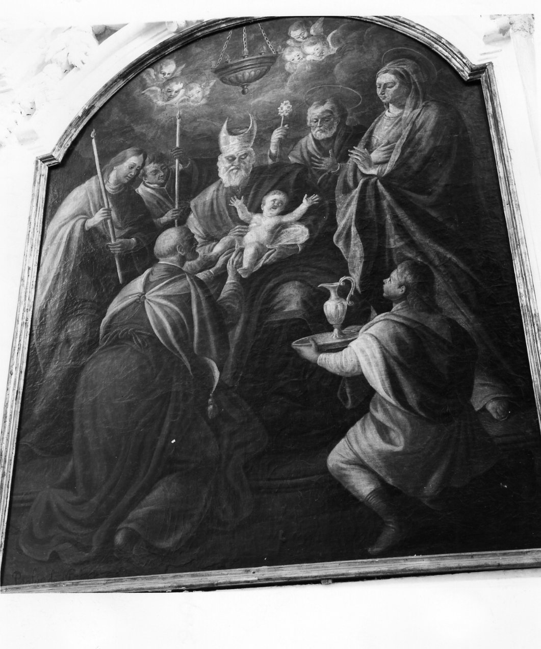circoncisione di Gesù Bambino (dipinto) di De Maio Paolo (sec. XVIII)