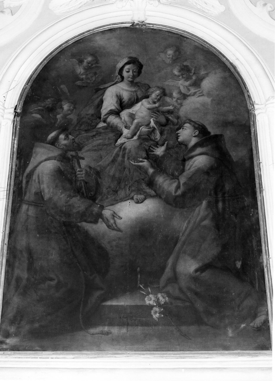 Madonna con Bambino e Santi (dipinto) di De Matteis Paolo (prima metà sec. XVIII)
