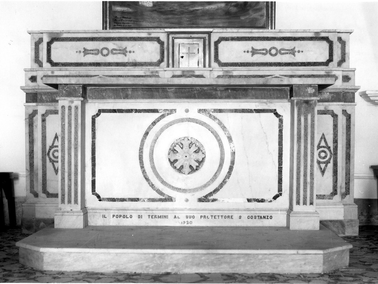 altare maggiore - bottega campana (sec. XX)