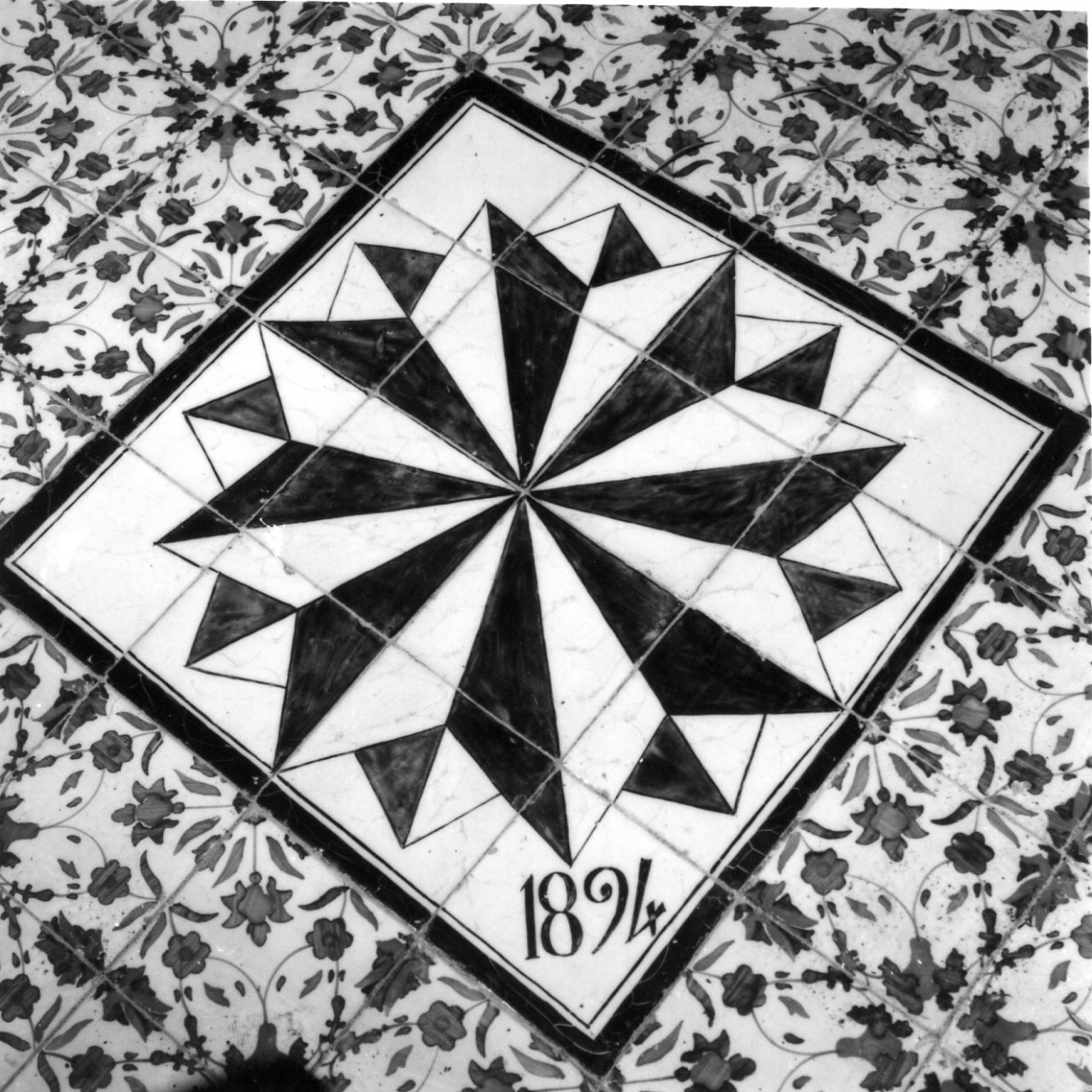 pavimento - bottega napoletana (sec. XIX)