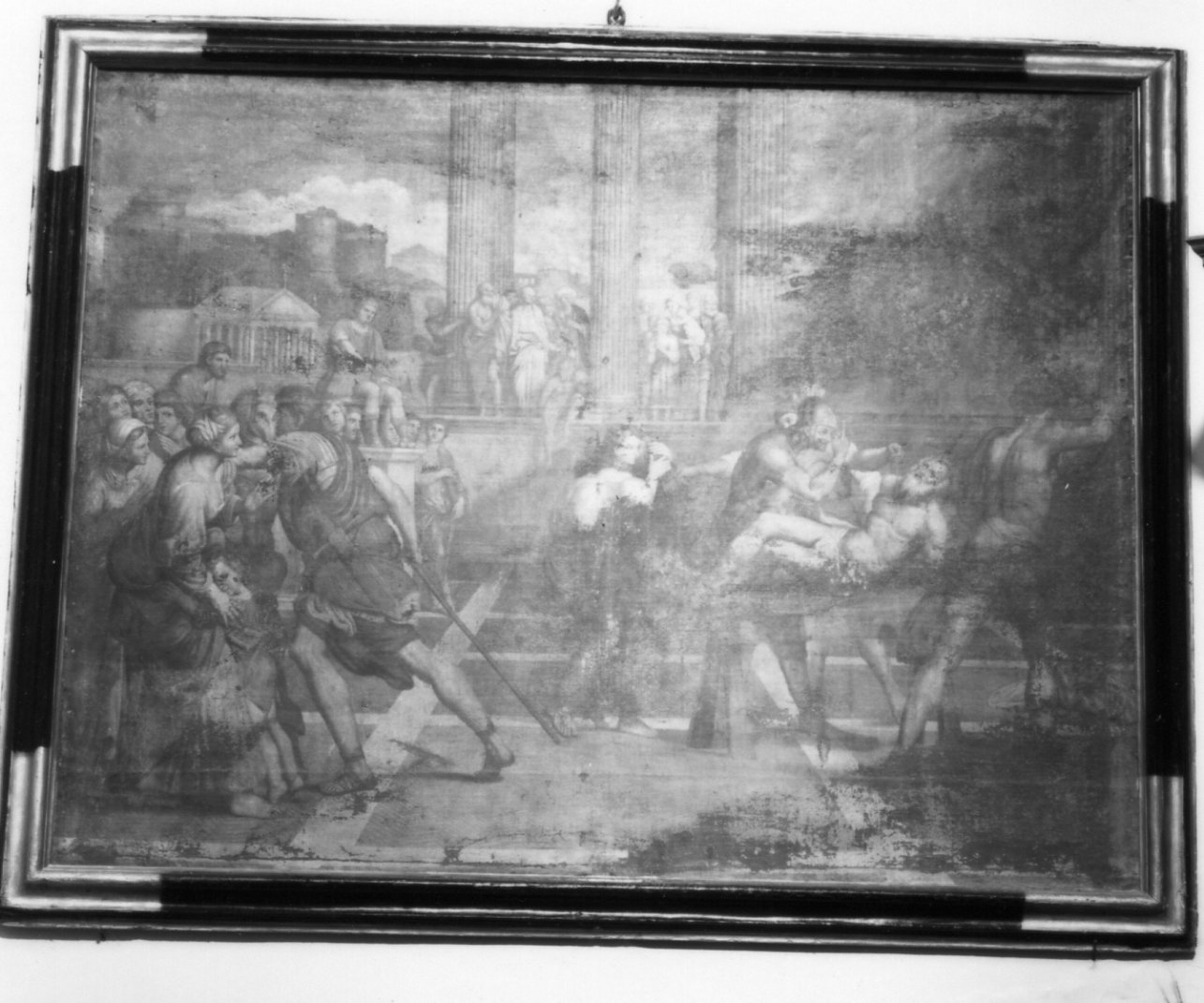 scena di martirio (dipinto) - ambito campano (prima metà sec. XVIII)
