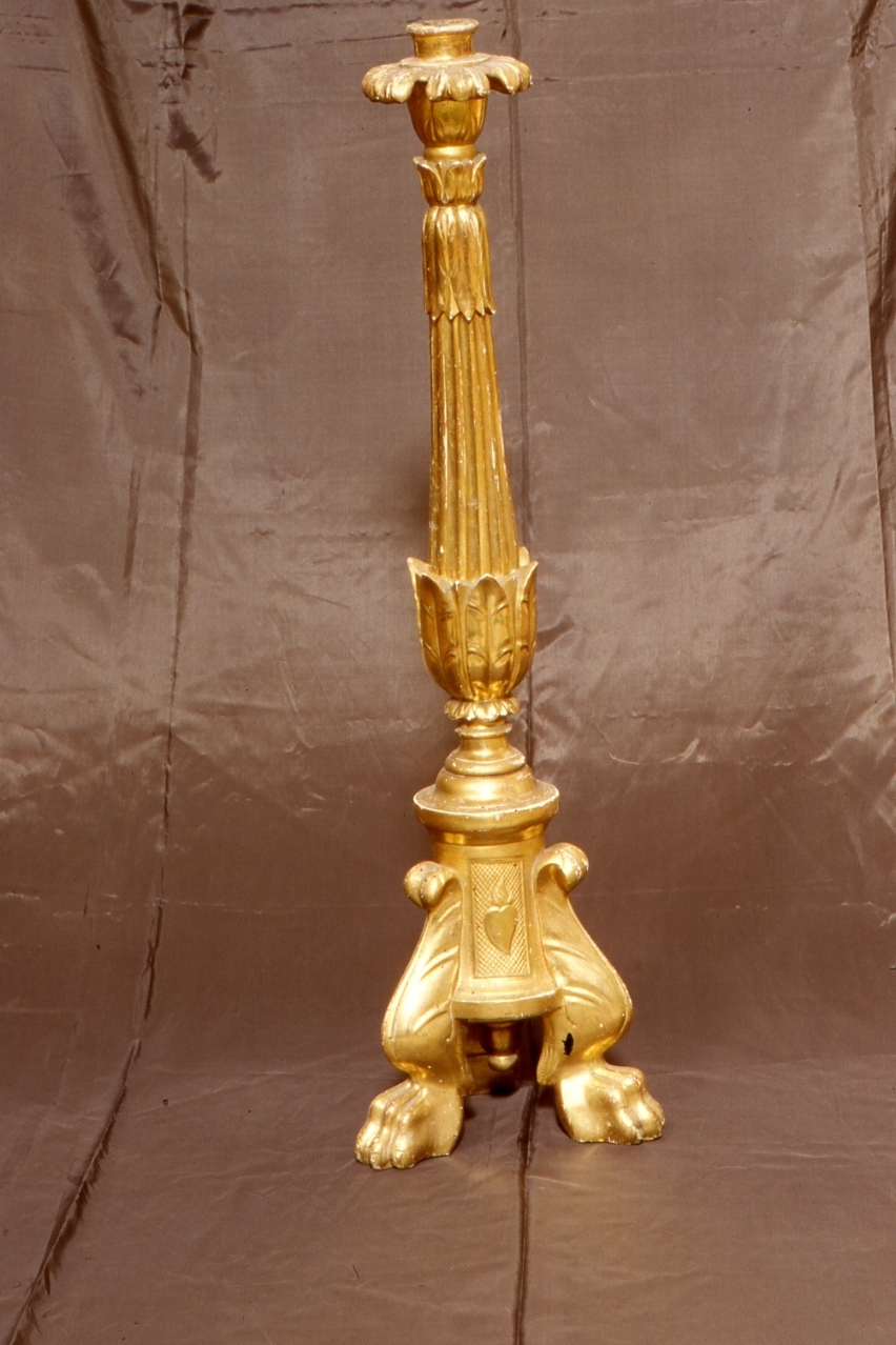 candelabro, serie - bottega napoletana (sec. XX)