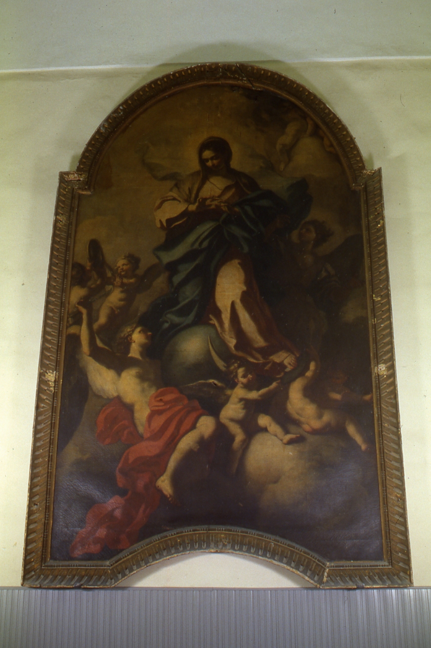 Immacolata Concezione (dipinto) di De Mura Francesco (sec. XVIII)