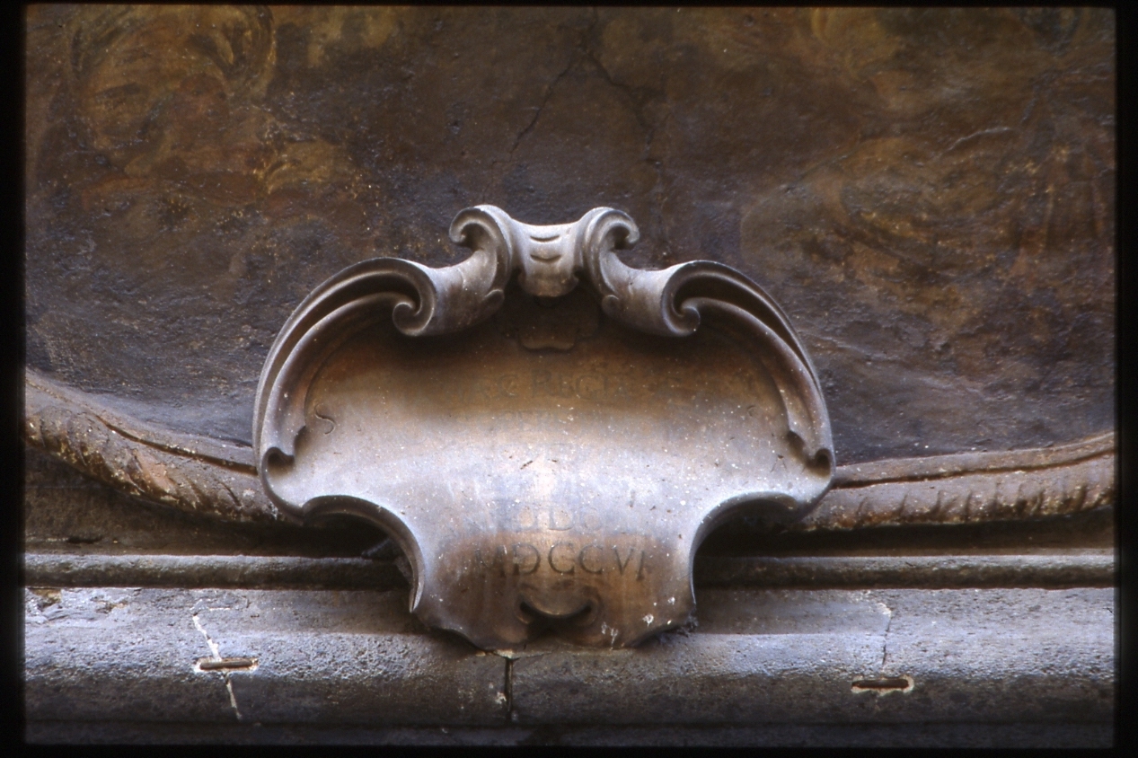 cartiglio - bottega napoletana (inizio sec. XVIII)