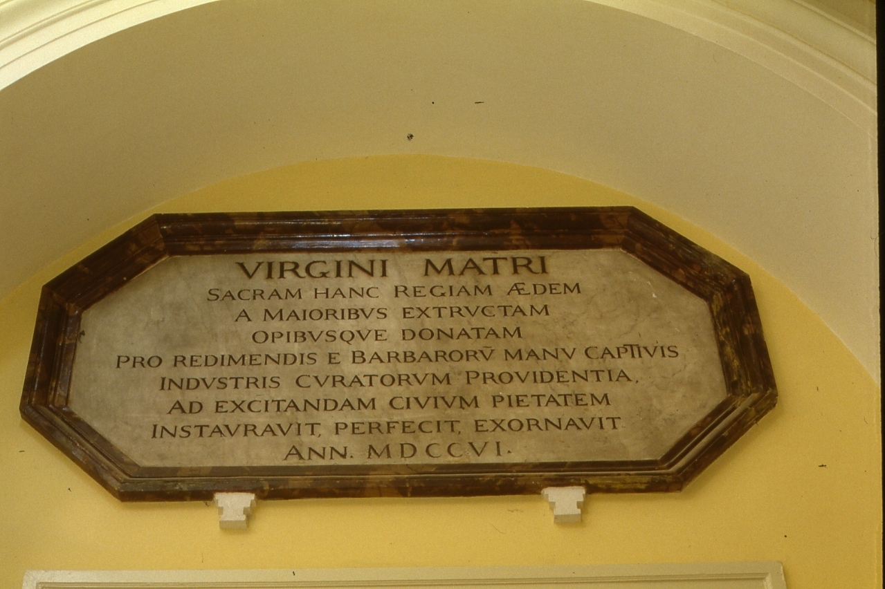 lapide documentaria - bottega napoletana (inizio sec. XVIII)