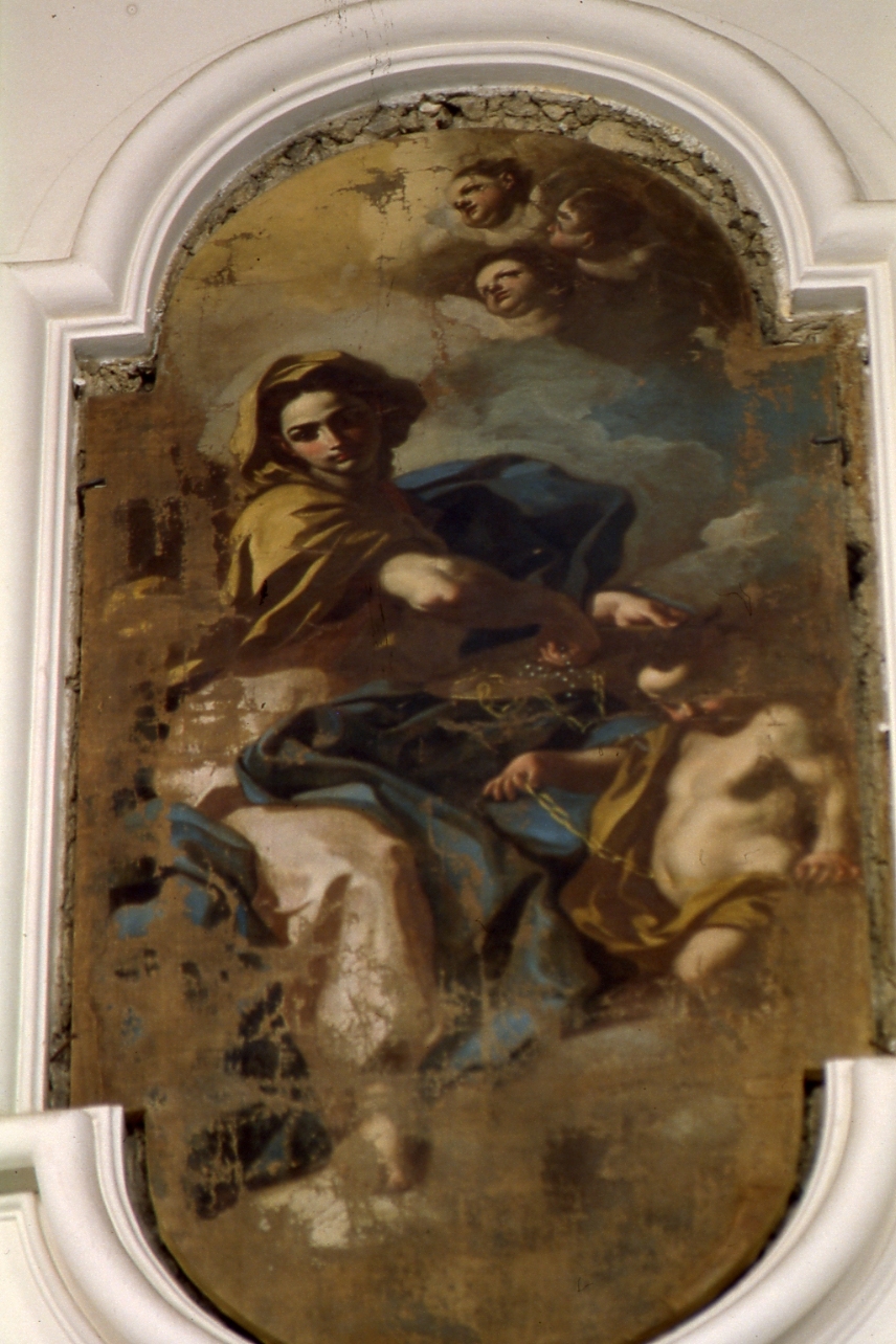 figura allegorica femminile (dipinto) di De Mura Francesco (prima metà sec. XVIII)