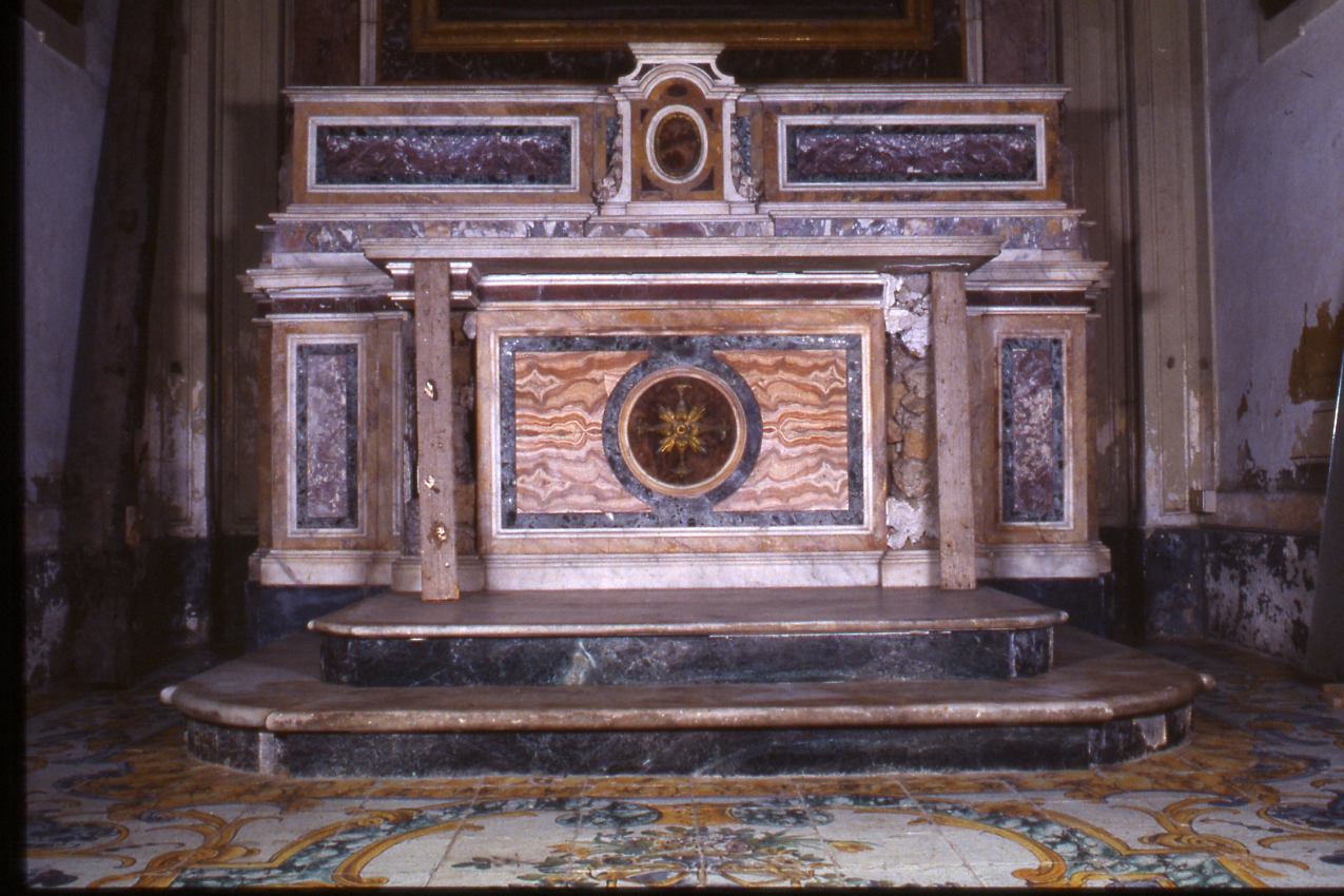altare, serie - bottega napoletana (terzo quarto sec. XVIII)