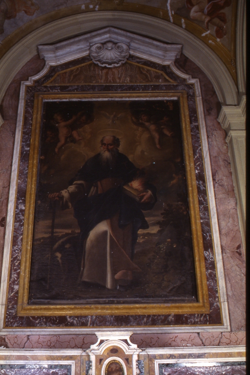 Sant'Antonio Abate eremita (dipinto) di Malinconico Andrea (sec. XVII)
