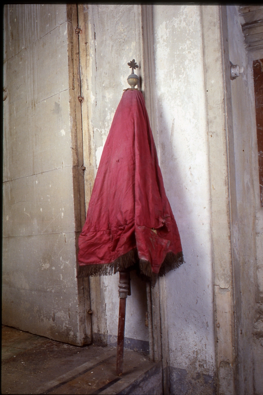 ombrellino processionale - manifattura napoletana (seconda metà sec. XIX)