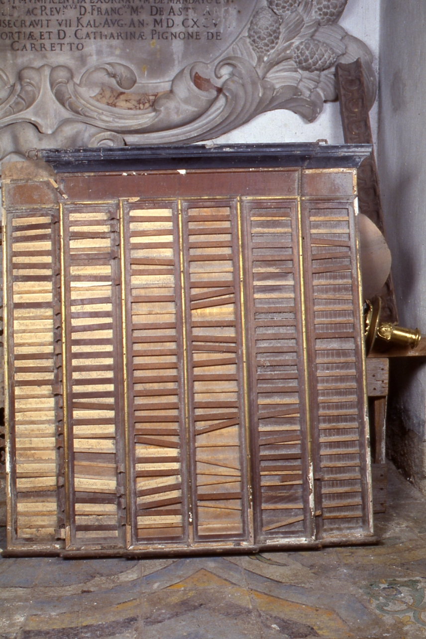 tabella multipla - bottega napoletana (fine sec. XIX)