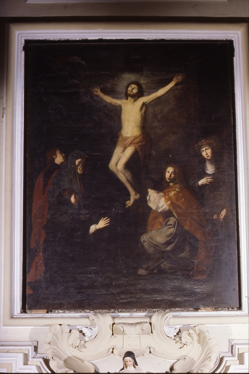crocifissione di Cristo (dipinto) di Palumbo Onofrio (secondo quarto sec. XVII)