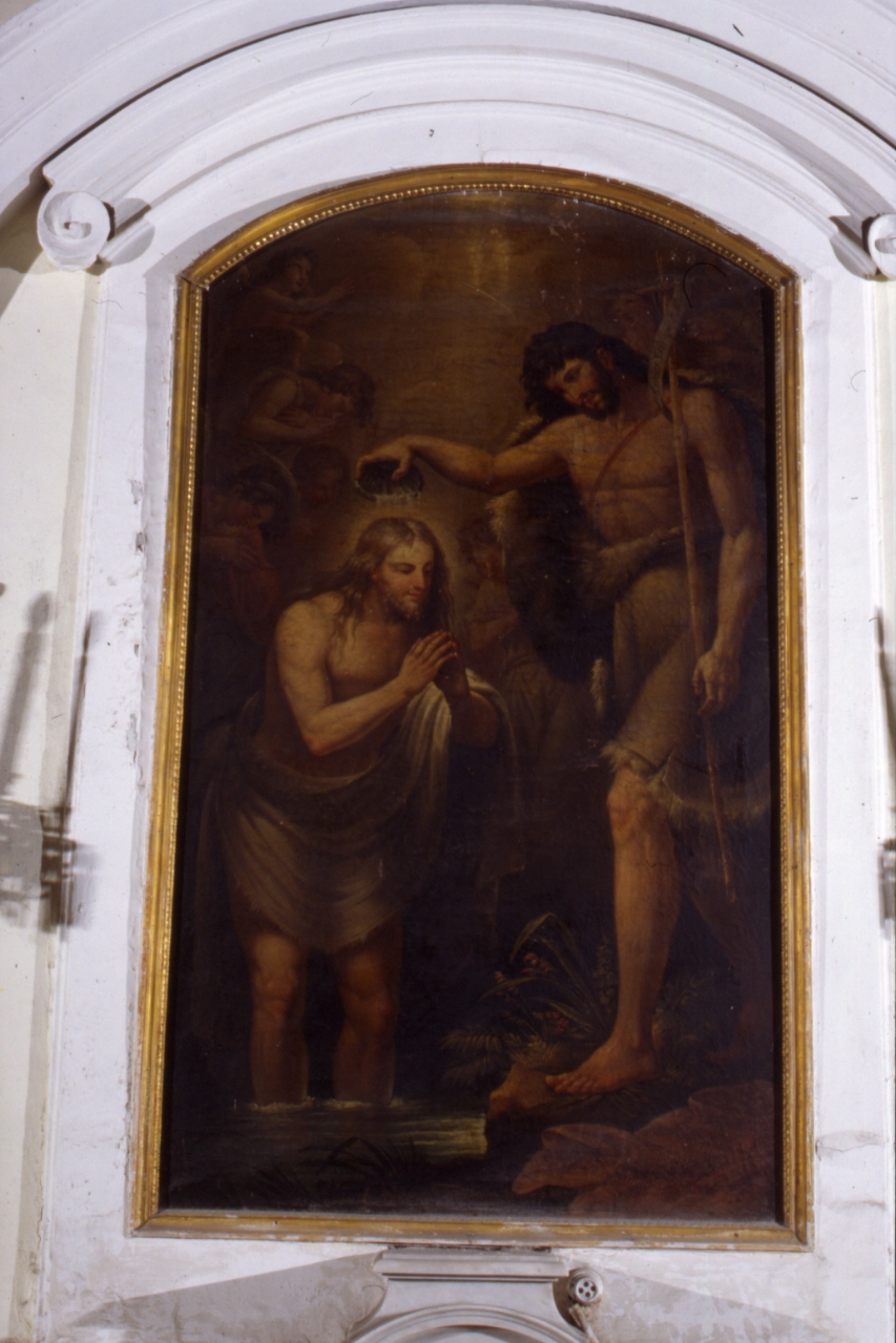 battesimo di Cristo (dipinto) di Fischetti Odoardo (sec. XIX)