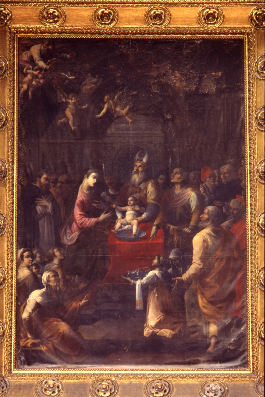 circoncisione di Gesù Bambino (pala d'altare) di Forlì Giovan Vincenzo (sec. XVII)