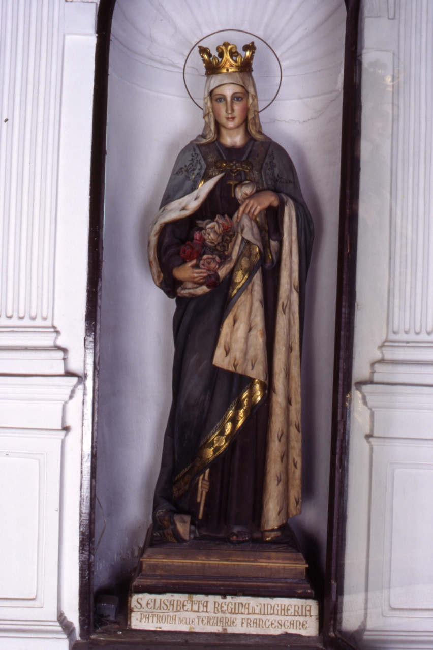 Sant'Elisabetta di Turingia regina d'Ungheria (statua) - bottega napoletana (sec. XX)