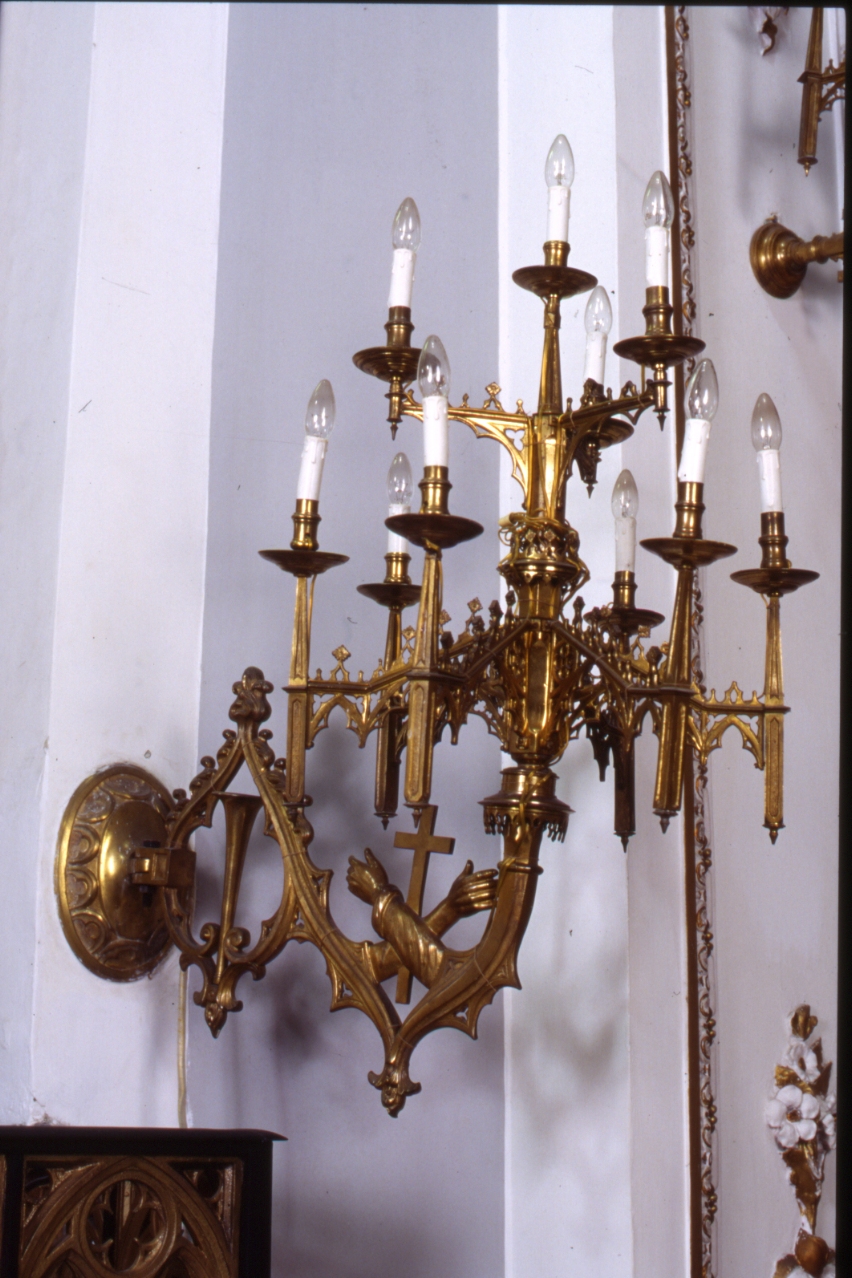 candelabro, serie - bottega napoletana (sec. XX)