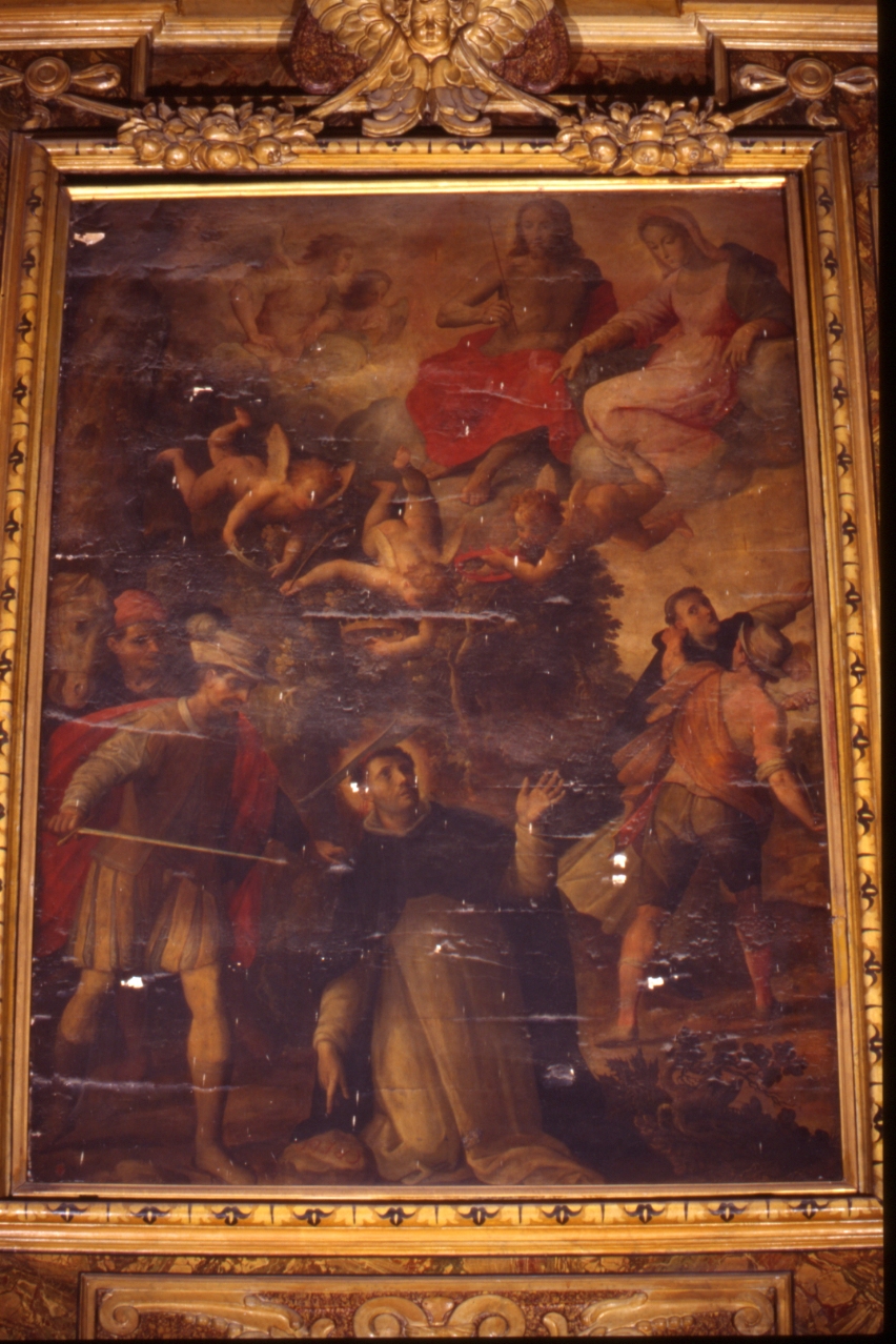 crocifissione di San Pietro (pala d'altare) di Balducci Giovanni detto Cosci (seconda metà sec. XVI)