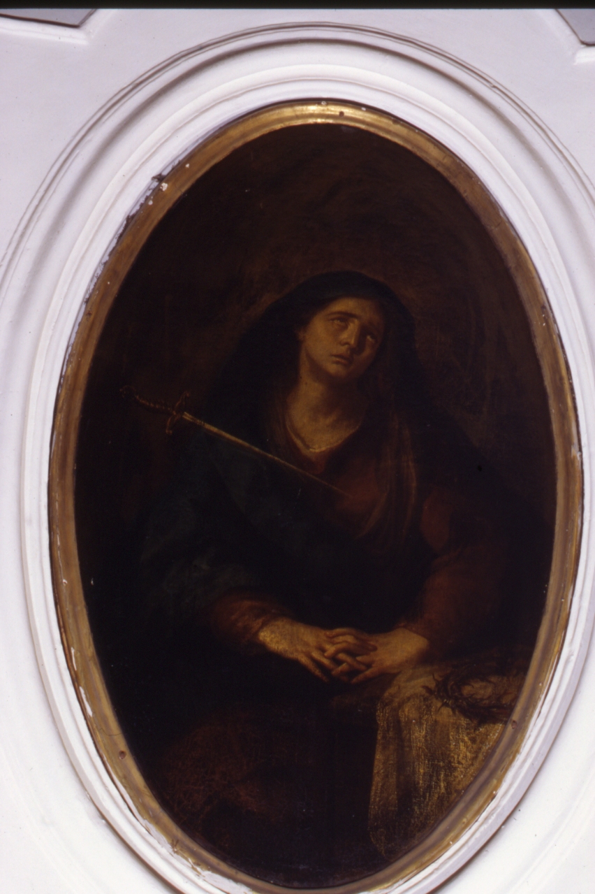 Madonna Addolorata (dipinto) di Solimena Francesco detto Abate Ciccio (maniera) (seconda metà sec. XVIII)