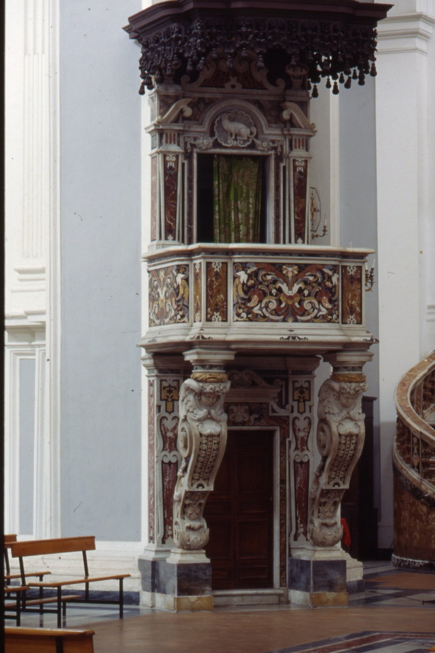 pulpito di Lazzari Dionisio (sec. XVII)