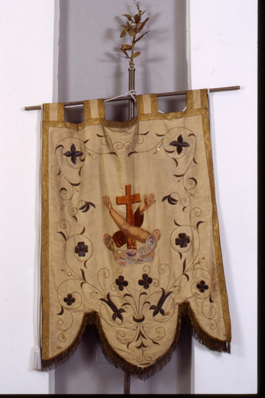 stendardo processionale - manifattura napoletana (sec. XX)