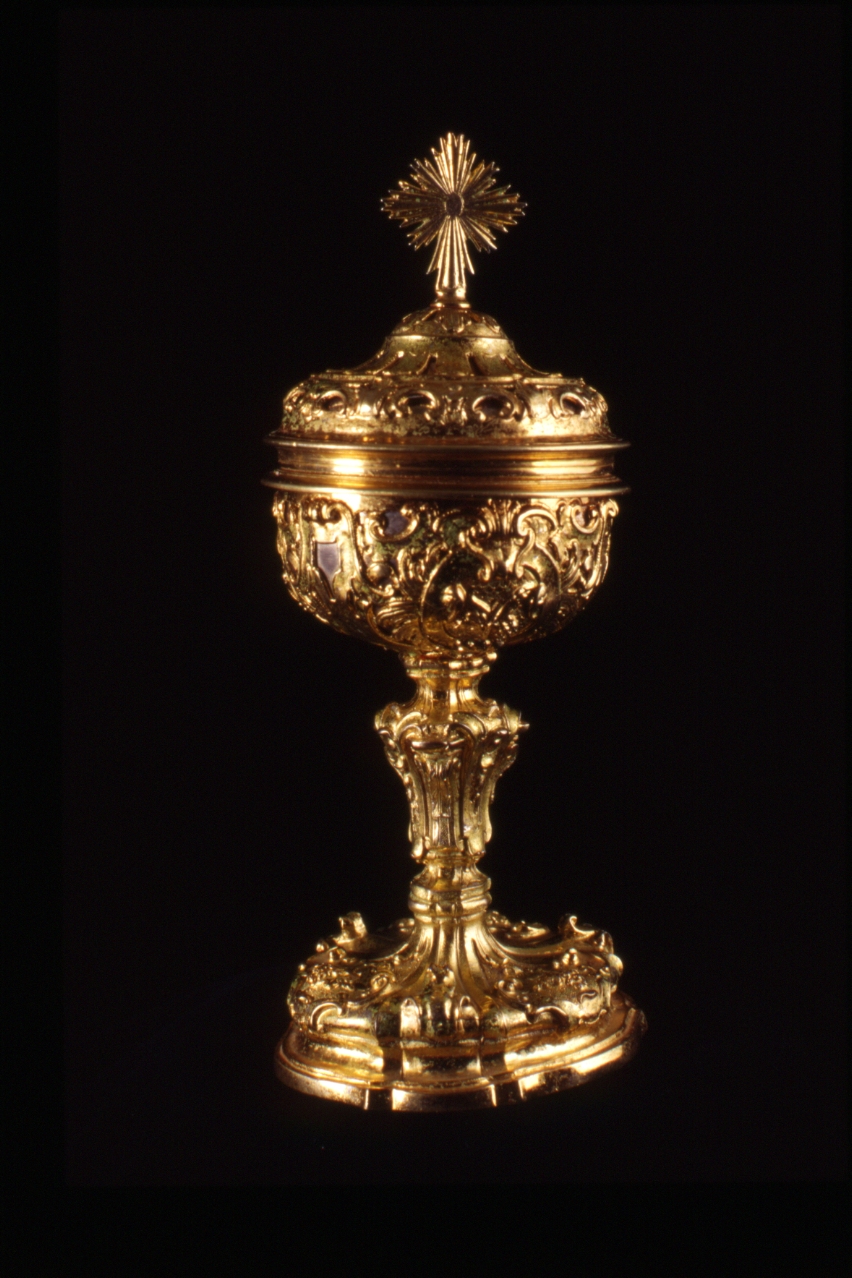 pisside - bottega napoletana (seconda metà sec. XIX)