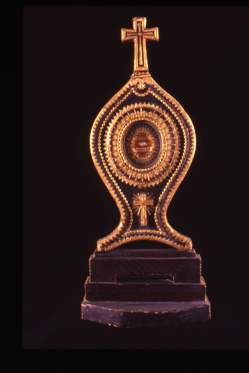 reliquiario - bottega napoletana (inizio sec. XX)