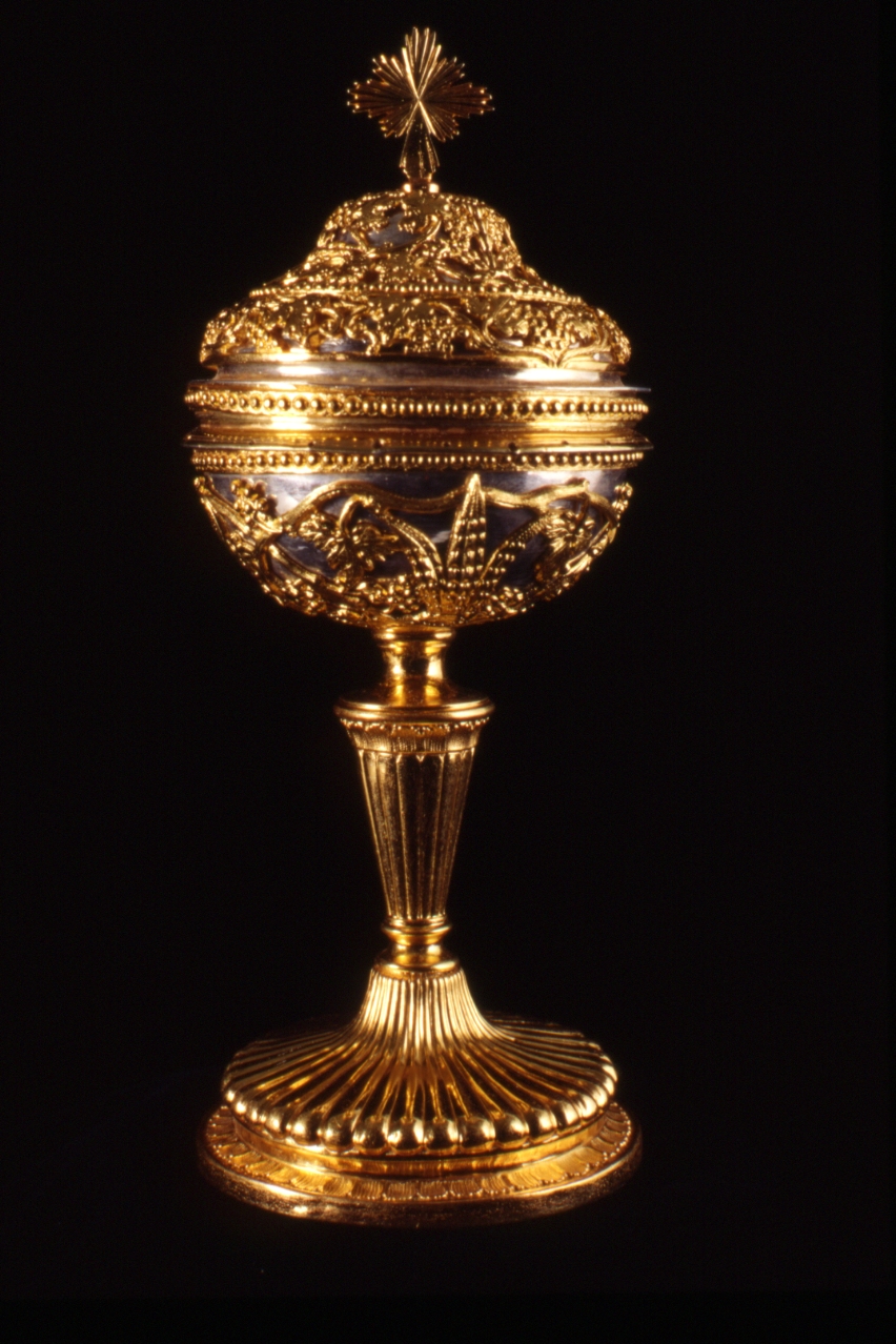 pisside - bottega napoletana (seconda metà sec. XIX)