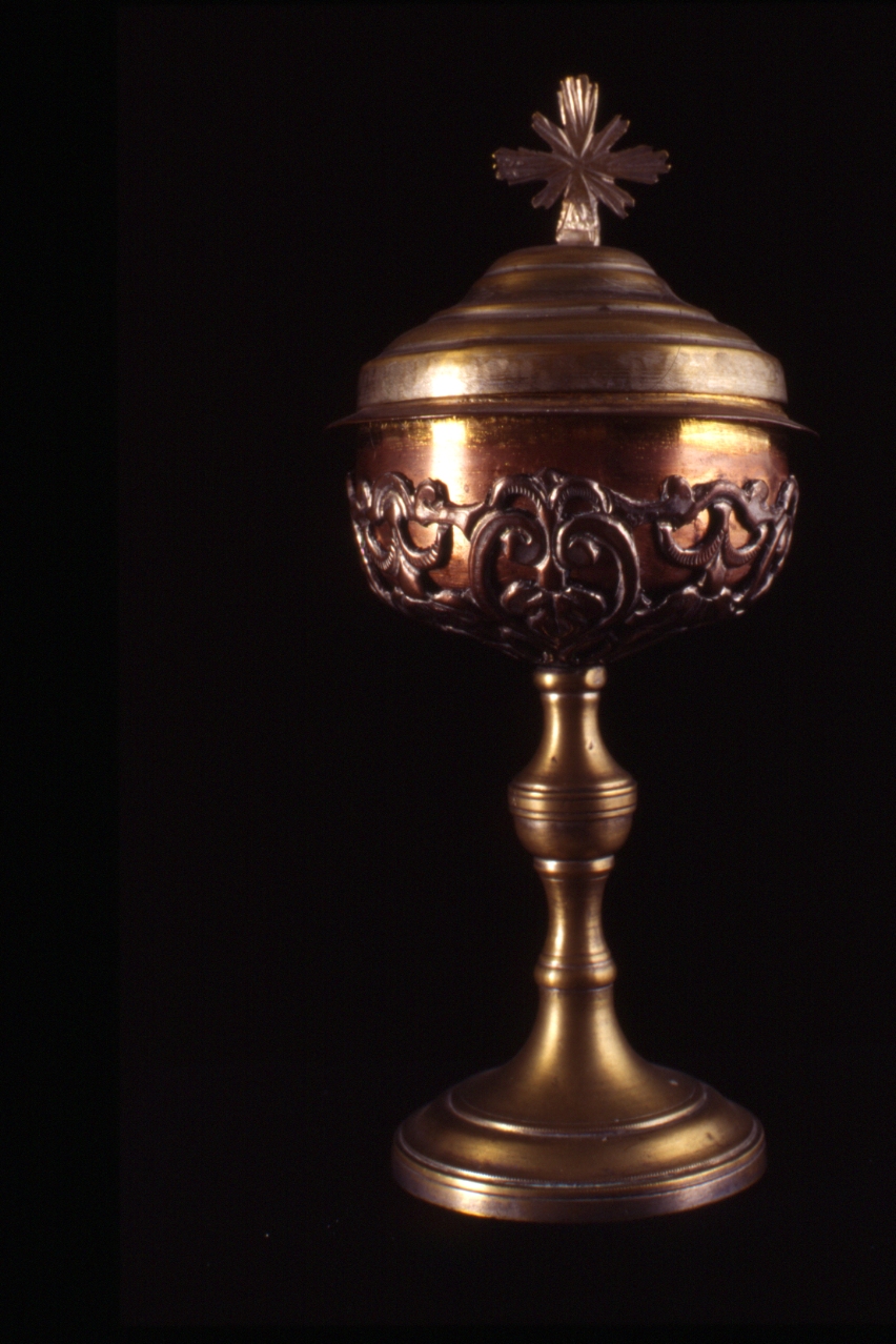 pisside - bottega napoletana (inizio sec. XX)