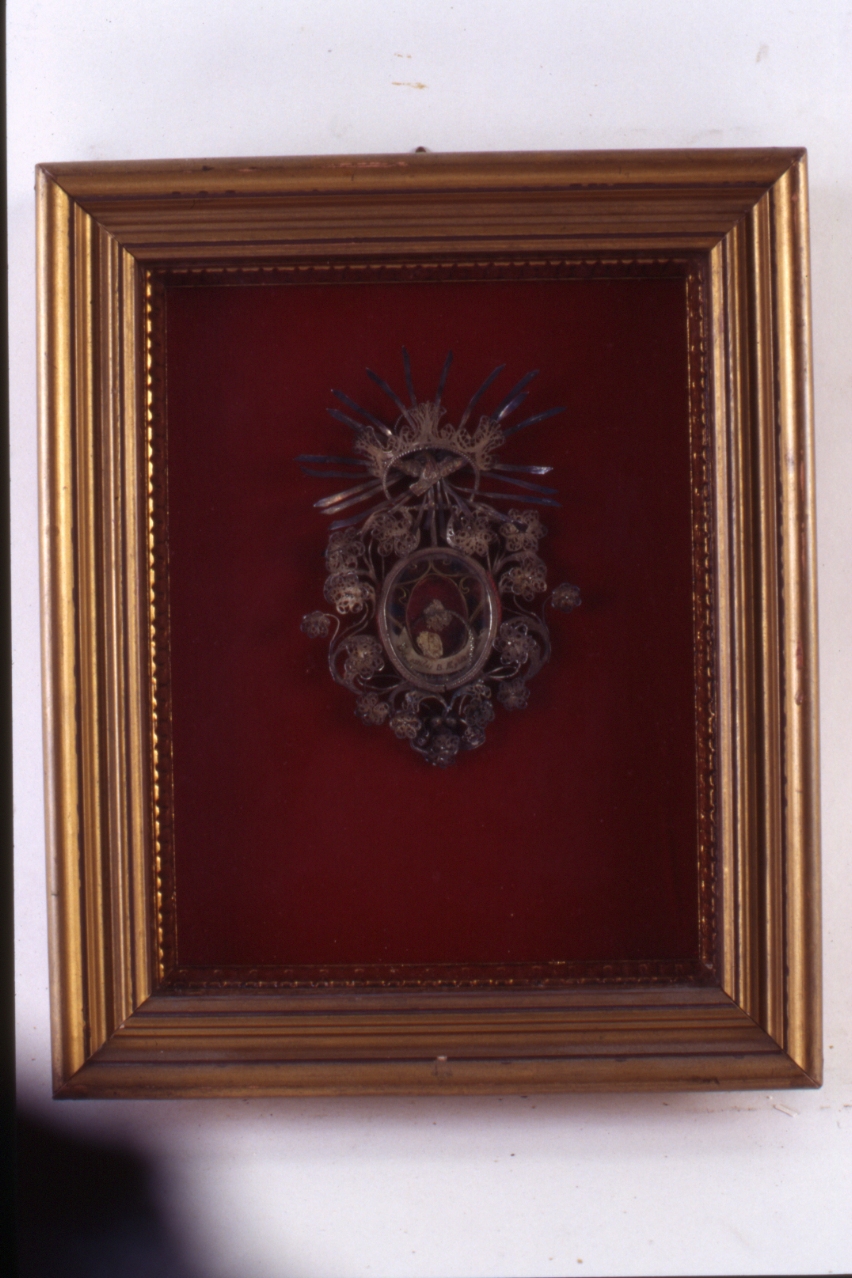 reliquiario - bottega napoletana (seconda metà sec. XIX)