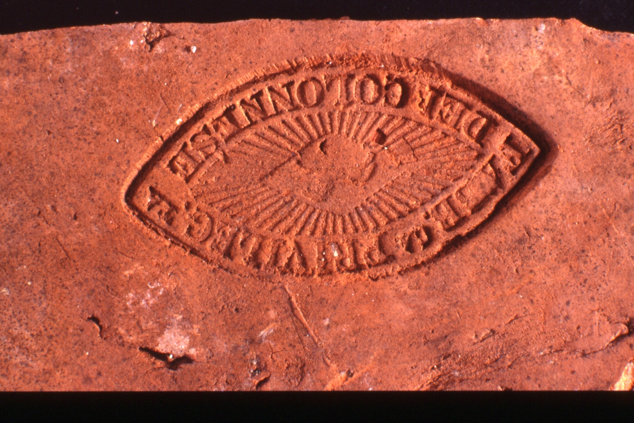 mattonella, frammento di Colonnese (sec. XIX)