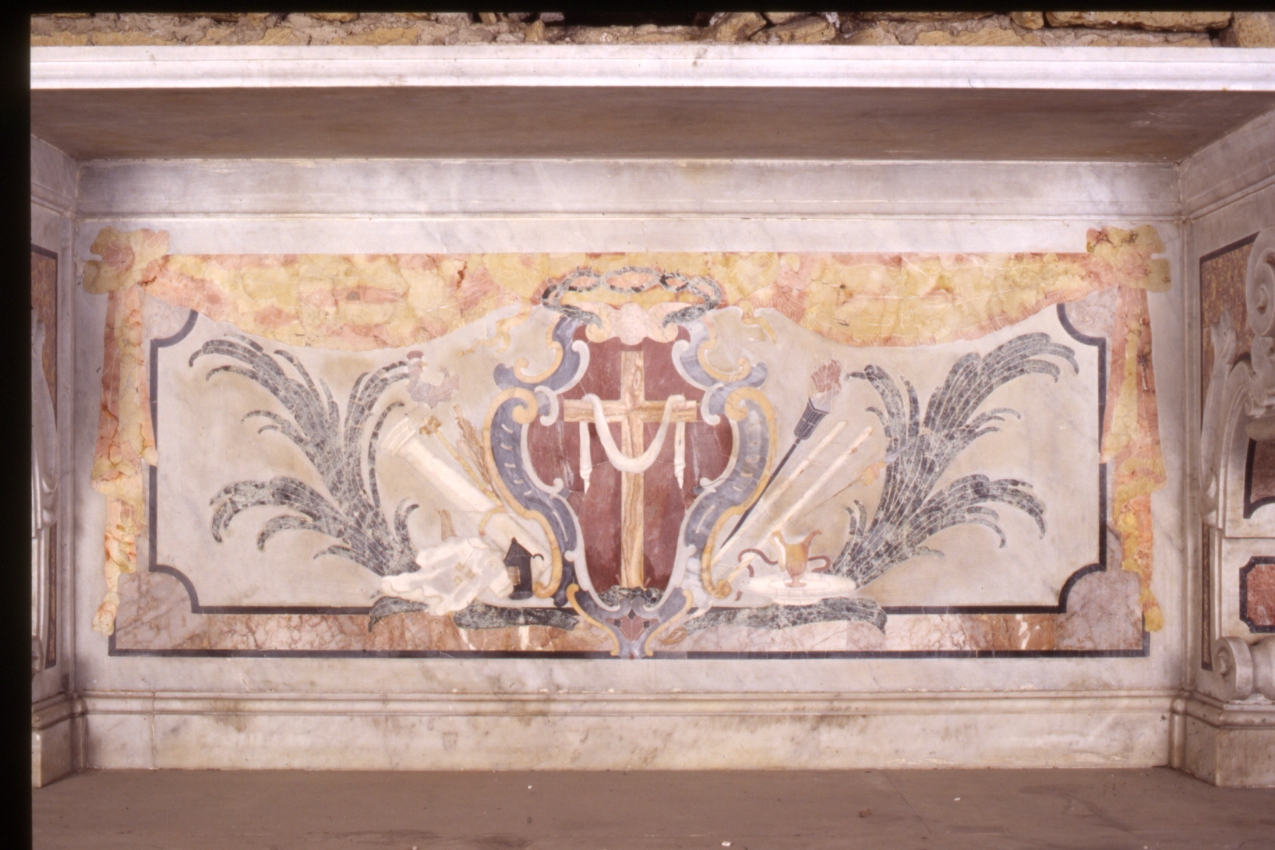 paliotto, elemento d'insieme - bottega napoletana (fine sec. XVIII)