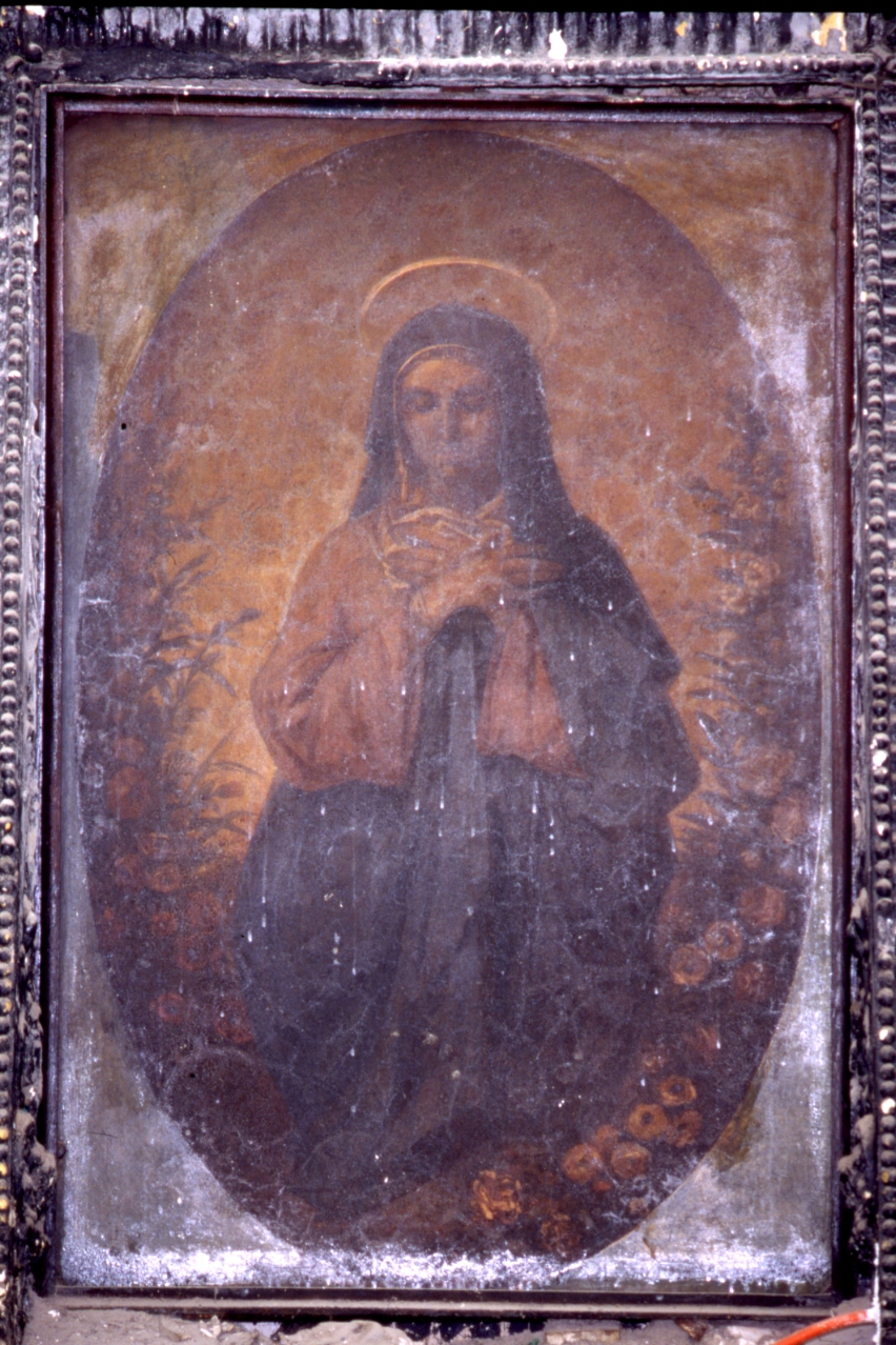 Madonna (dipinto, elemento d'insieme) - ambito napoletano (fine sec. XVI)