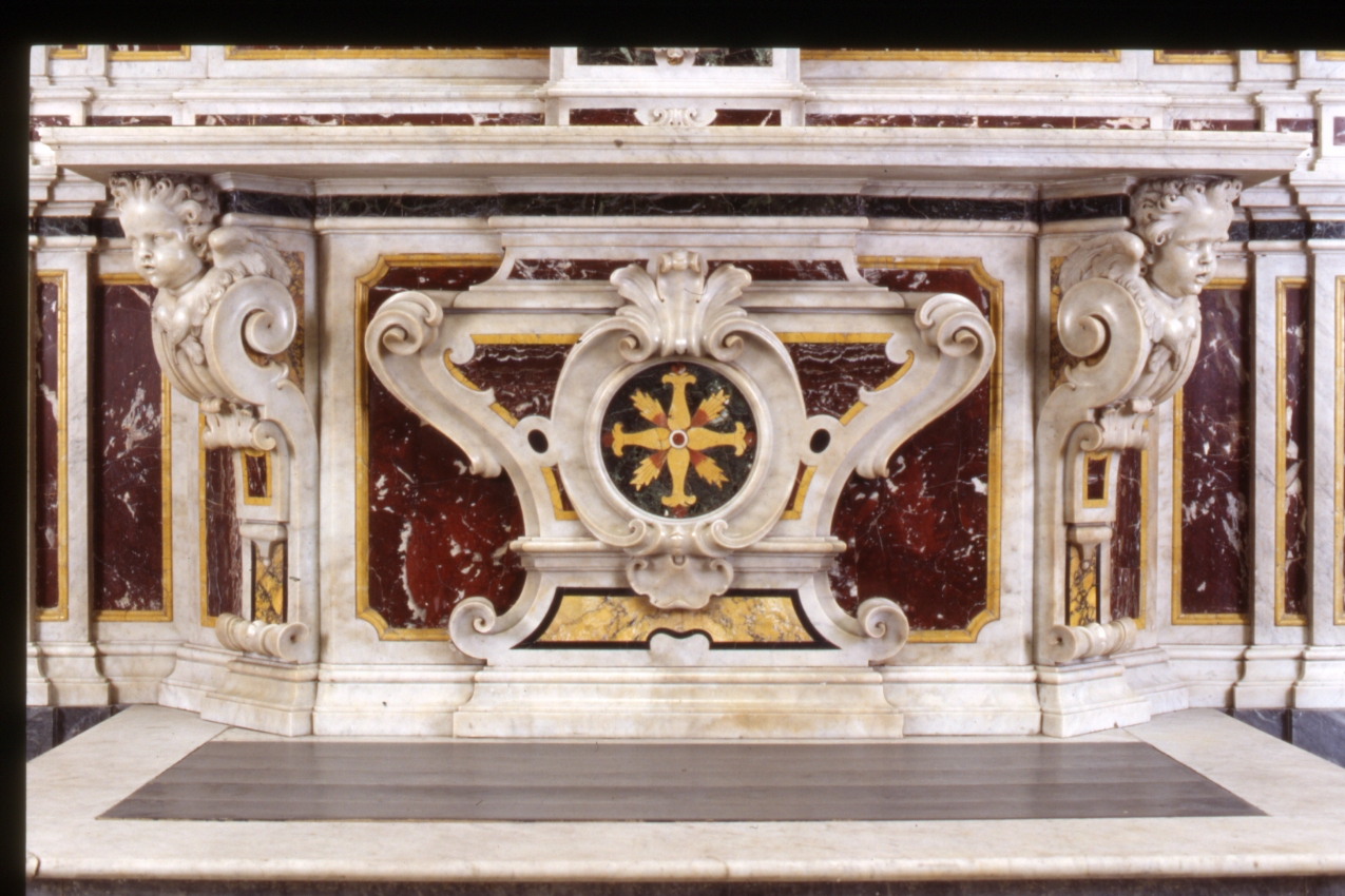 paliotto, elemento d'insieme di Giustiniani Michelangelo, Cartolaro Pasquale (sec. XVIII)