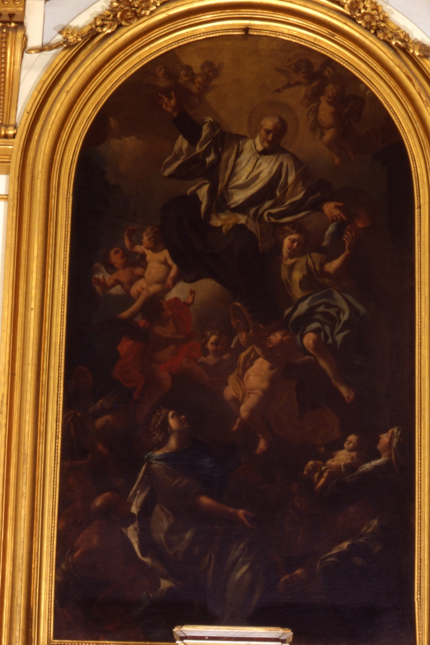 San Vincenzo dè Paoli (dipinto) di De Mura Francesco (fine sec. XVIII)