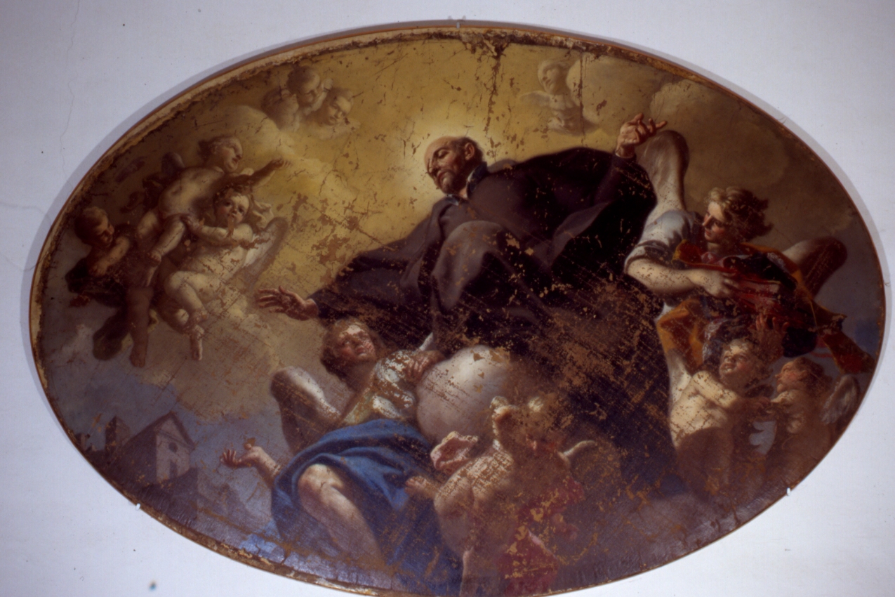 gloria di San Francesco Saverio (dipinto) di De Mura Francesco (seconda metà sec. XVIII)