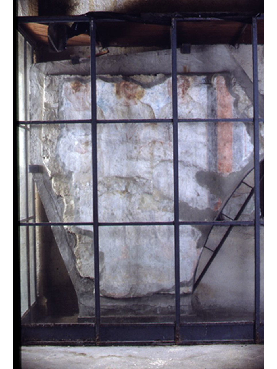 Cristo tra gli apostoli (dipinto, frammento) - ambito napoletano (prima metà sec. V)