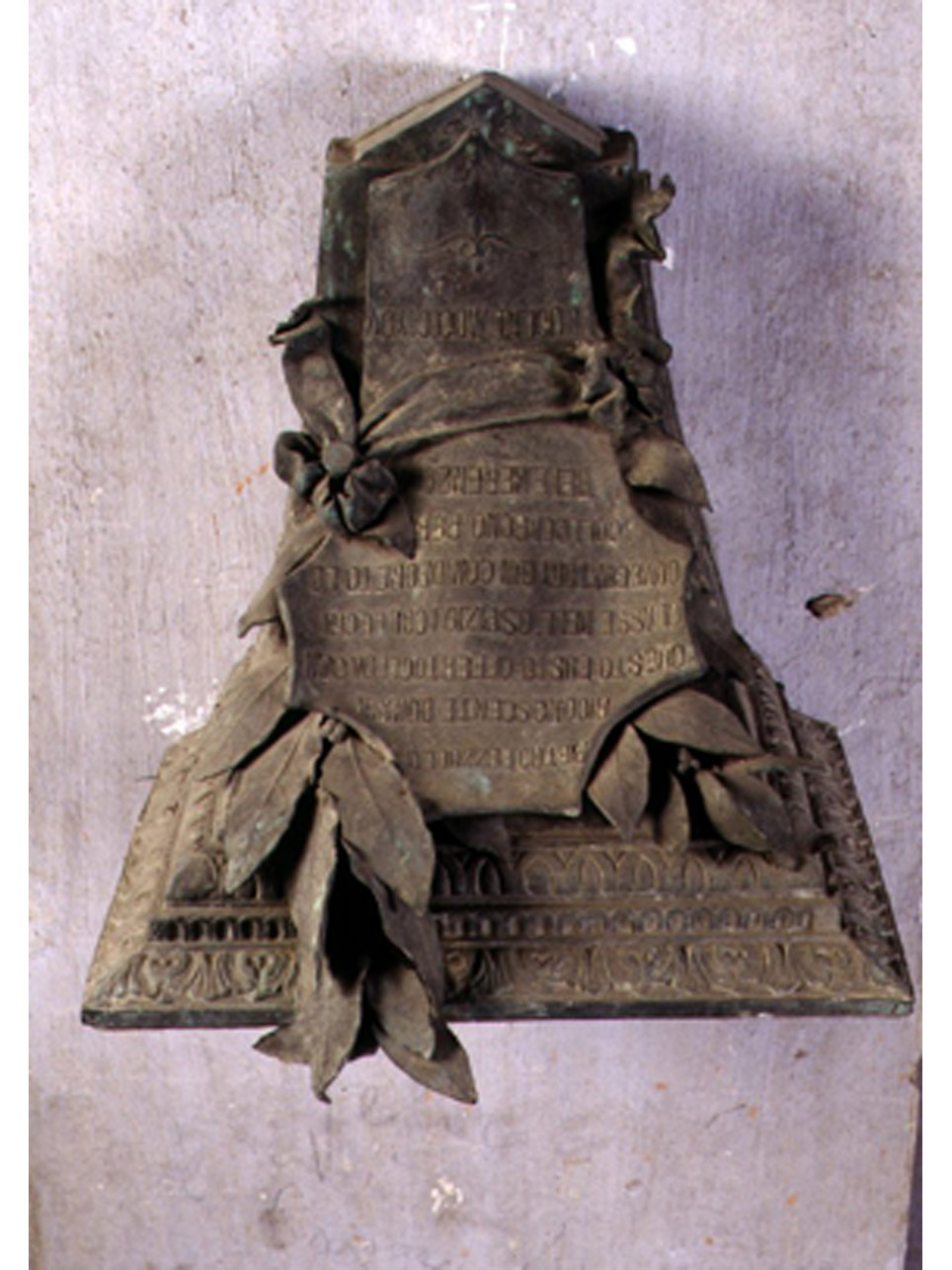 piedistallo di statua - ambito napoletano (sec. XIX)