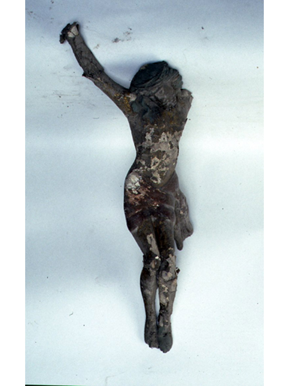 crocifisso, frammento - bottega napoletana (seconda metà sec. XIX)