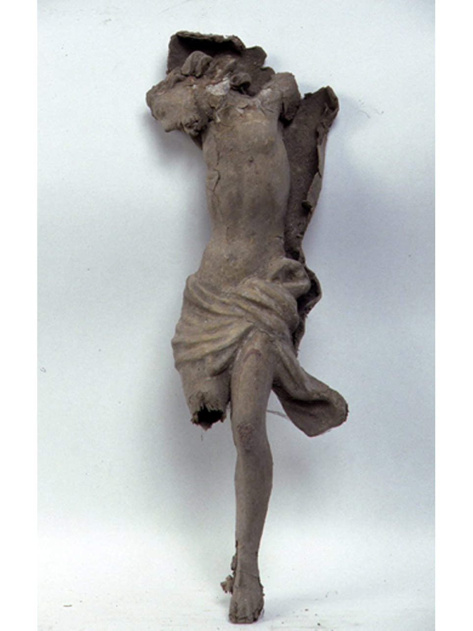 crocifisso, frammento - bottega napoletana (seconda metà sec. XIX)