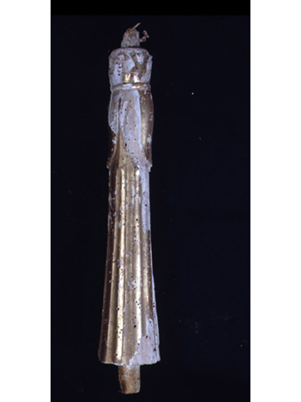 candeliere, frammento - bottega napoletana (fine sec. XIX)