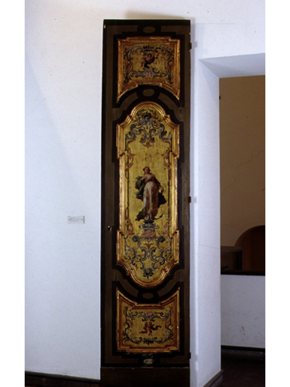 allegoria della Speranza (porta, insieme) di De Mura Francesco (sec. XVIII)