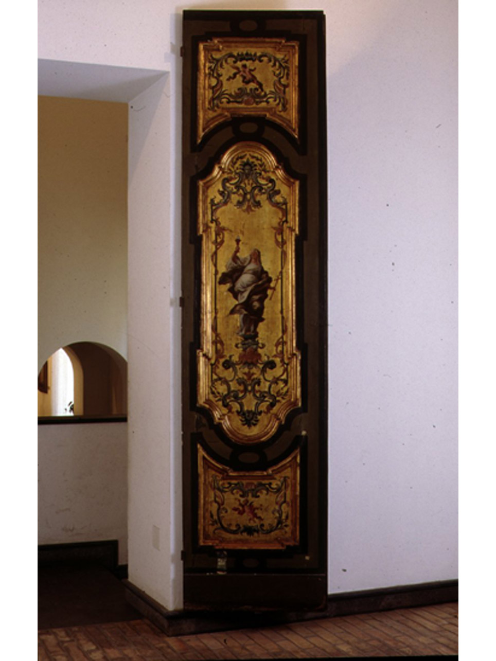 allegoria della Fede e Speranza (porta, insieme) di De Mura Francesco (metà sec. XVIII)