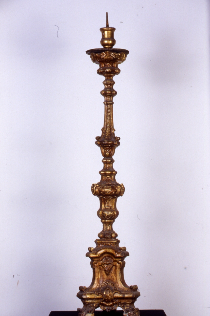 candeliere, serie - bottega napoletana (seconda metà sec. XIX)