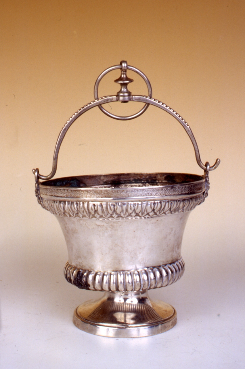 secchiello per l'acqua benedetta - bottega napoletana (prima metà sec. XIX)