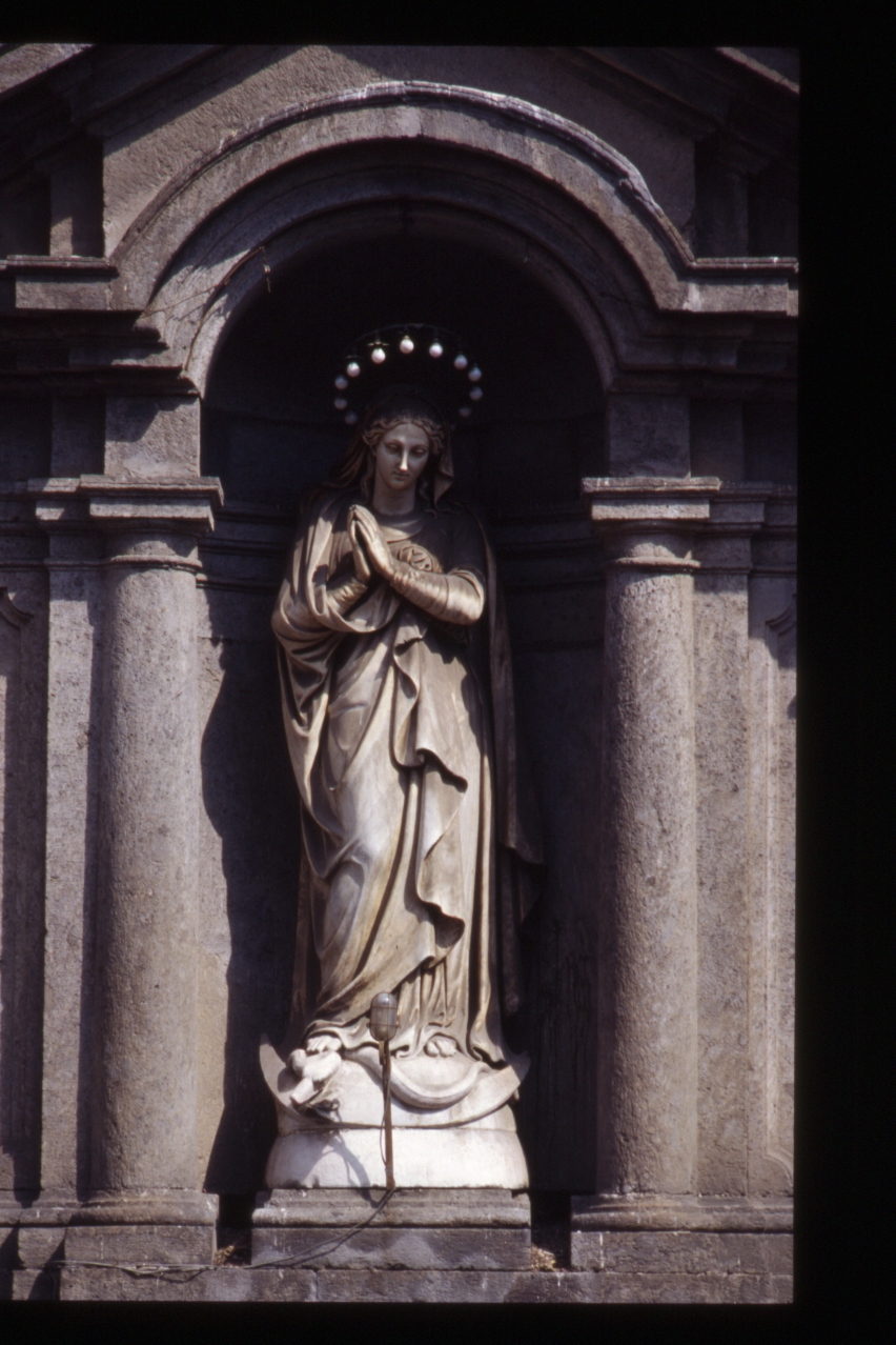 Immacolata Concezione (scultura, elemento d'insieme) di Liberti Francesco (sec. XIX)
