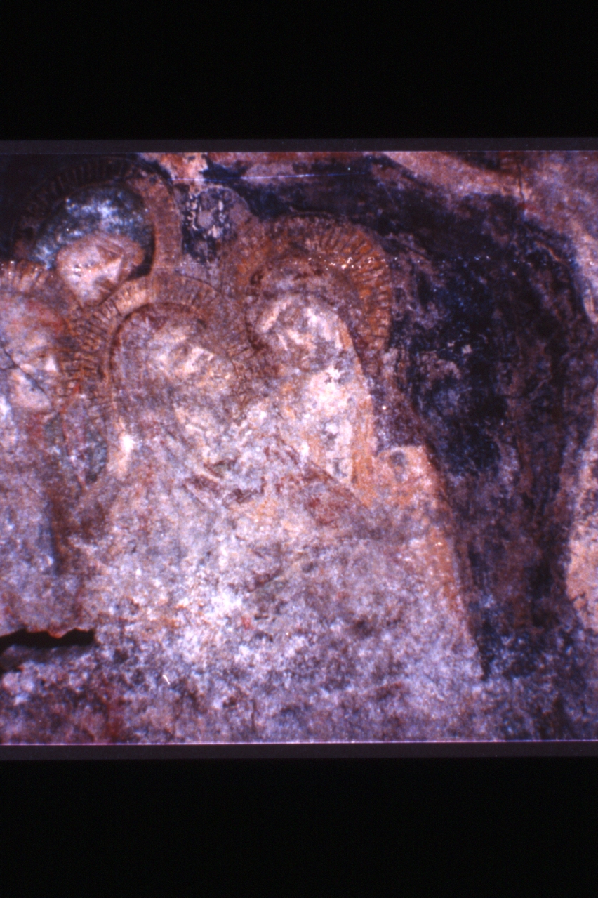 crocifissione di Cristo (dipinto, frammento) di Cavallini Pietro (cerchia) (terzo quarto sec. XIV)