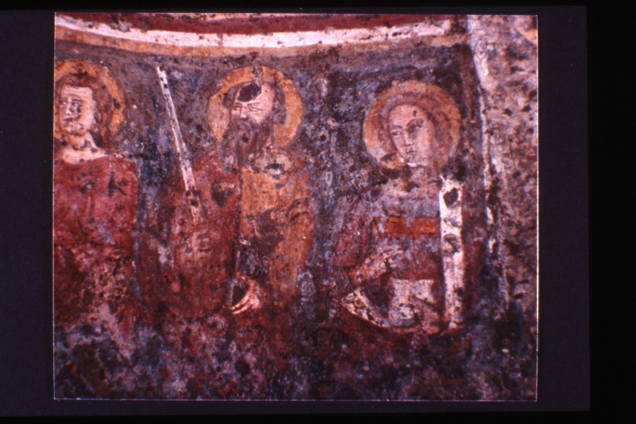 San Paolo Apostolo (dipinto, frammento) di Cavallini Pietro (cerchia) (terzo quarto sec. XIV)
