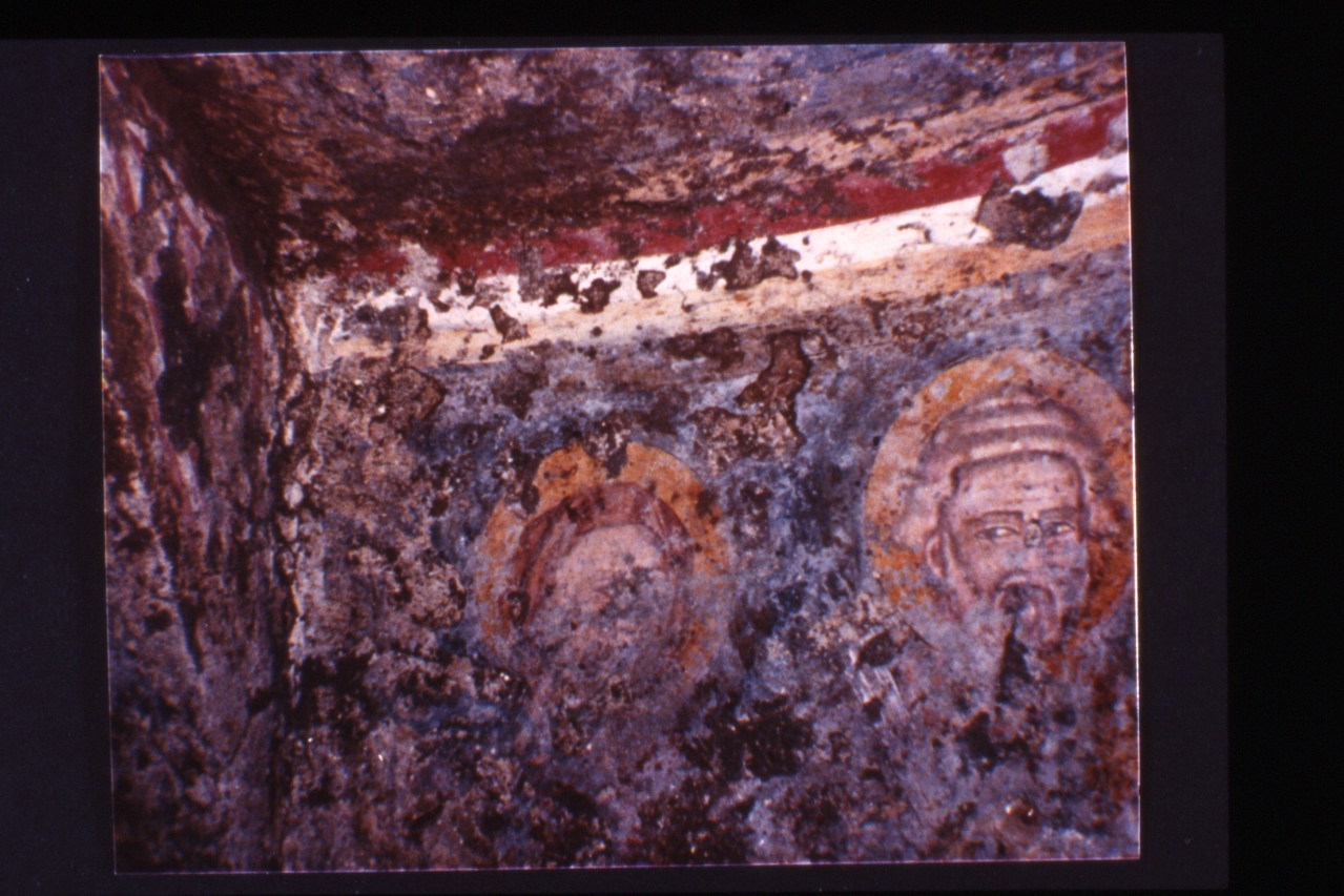 Santi (dipinto, frammento) di Cavallini Pietro (cerchia) (terzo quarto sec. XIV)