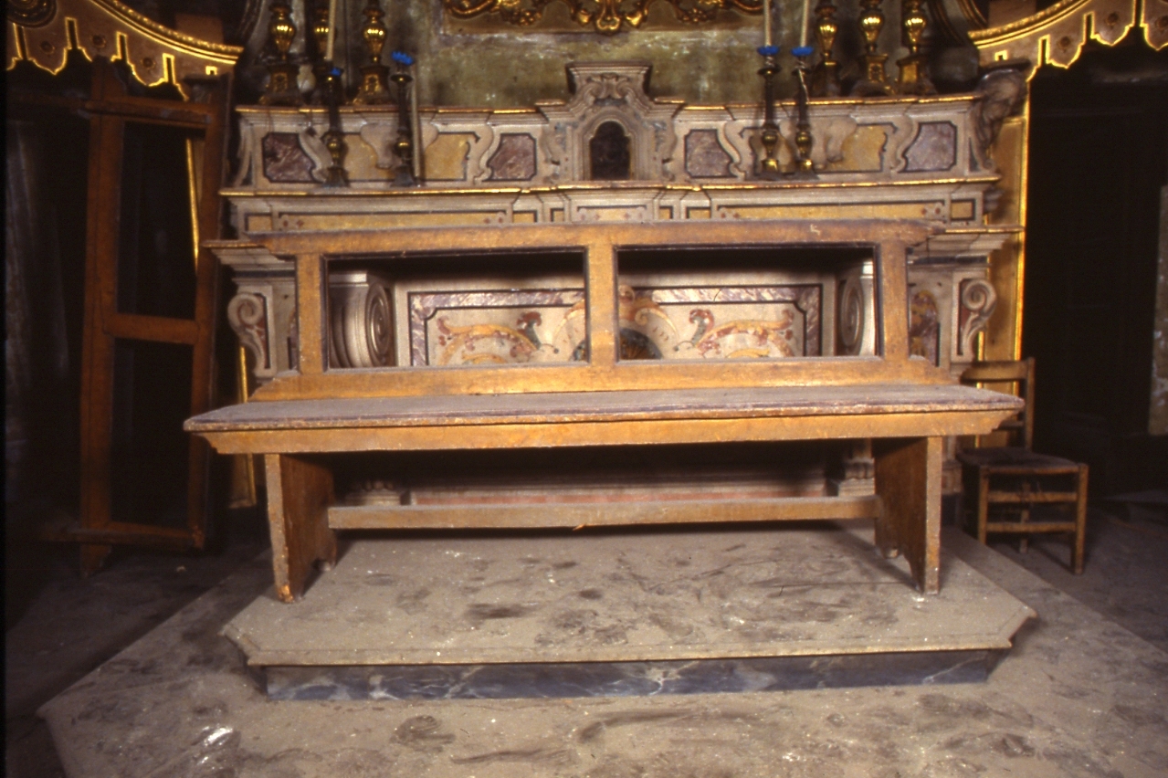 panca, serie - bottega napoletana (metà sec. XX)