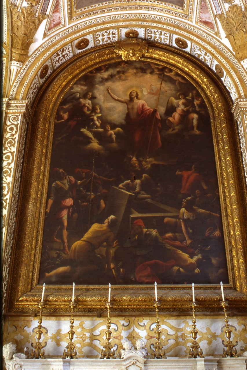 Cristo risorto (dipinto) di Santafede Fabrizio (sec. XVII)